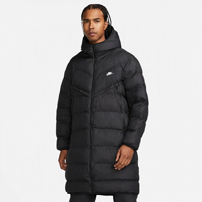 Пальто Nike M NK SF WR PL-FLD HD PARKA DR9609-010 р.S чорний