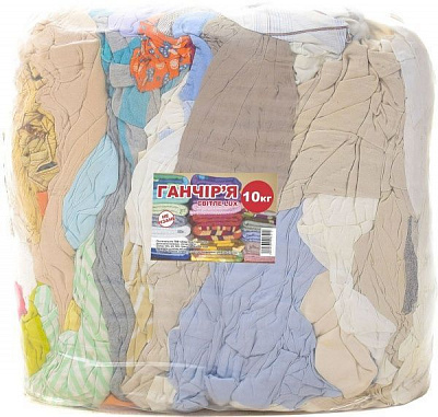 Ганчір'я світле LUX не різане 10 кг