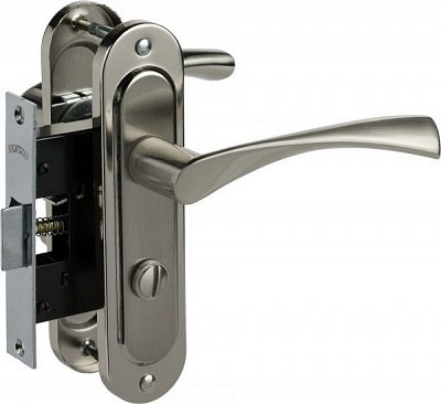 Ручка на планці Bruno 1250 WC циліндровий 50 мм антична латунь