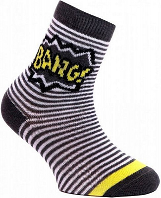 Шкарпетки дитячі Conte-Kids 296 5С-11СП р.12 темно-сірий