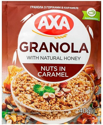 Мюсли AXA Гранола с орехами в карамели 40 г 