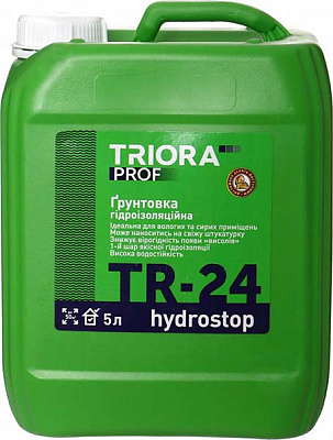 Ґрунтовка водовідштовхувальна Triora TR-24 hуdrostop 5 л