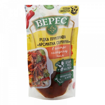 Жидкая приправа Верес Ароматная свинина в остро-сладком чили 200 г