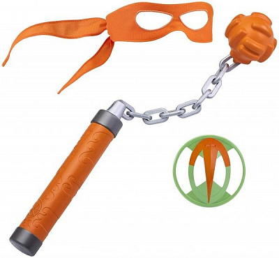 Набор игрушечного оружия TMNT серии Эволюция Черепашек–ниндзя Снаряжение Микеланджело 82053