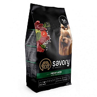 Корм Savory сухой для собак гурманов малых пород Свежий ягненок 1 кг