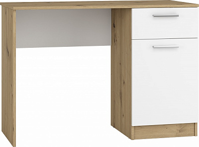 Стол письменный Грейд Марлин 1080х766х500 мм дуб артизан / белый альба 