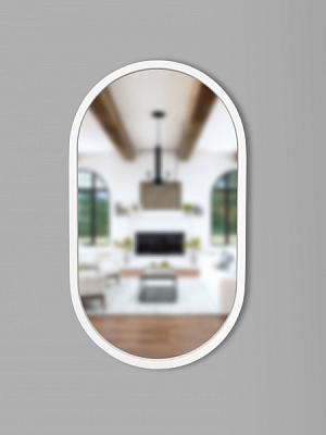 Зеркало настенное Luxury Wood Freedom Slim ясень снежно-белый 600x900 мм 