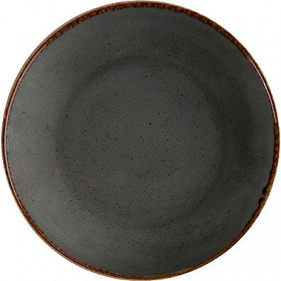 Блюдо круглое Seasons 17 см 415 мл серое 04ALM003026 Porland 