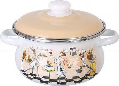 Каструля з кришкою Гурманіка 2,5 л I3811 Idilia