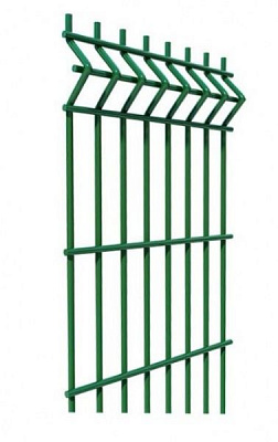 Секция ограждения Завод Сітка Захід Эко колор 1,03х2,5 м зеленый