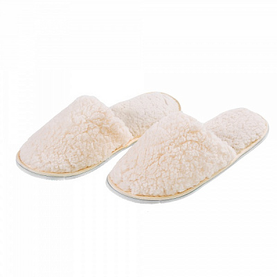 Тапки домашние Homeline меховіе 168581 р.42 айвори 