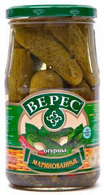 Огурцы Верес маринованные 770 г