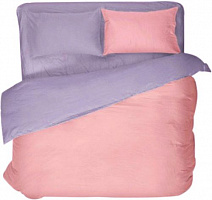 Комплект постельного белья Моно 2,0 розовый с серым La Nuit 