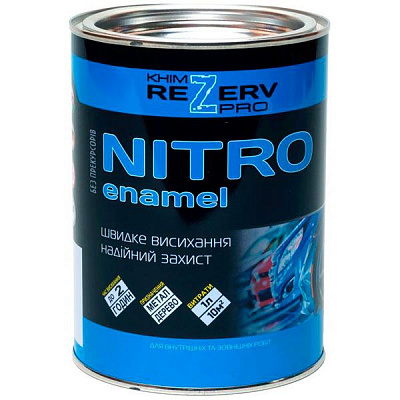 Нитроэмаль Khimrezerv PRO НЦ-132П синий глянец 0,8кг