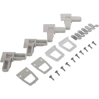 Комплект креплений для вставной москитной сетки белый