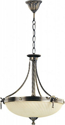 Люстра подвесная Bussy 0253-52-02 A 3x40 Вт E14 антик/ананас 