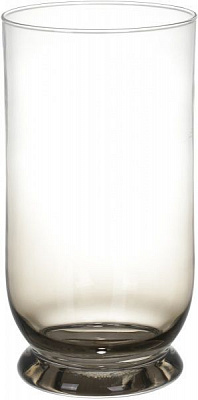 Ваза Омбре, d15,5хh30 см, бежевая Wrzesniak Glassworks