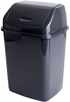 Ведро для мусора Алеана 5 л гранит 122061