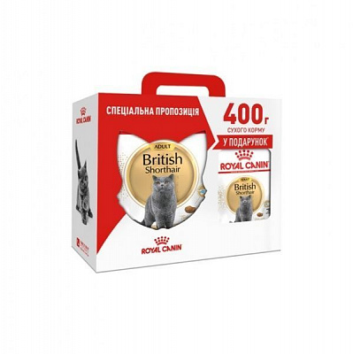 Корм Royal Canin Brit Shorthair 2 кг + 400 г