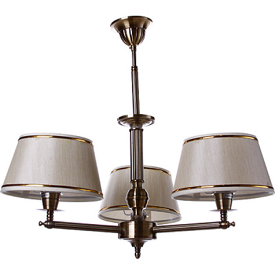 Люстра підвісна Геотон НСБ 01-3х60-903 Октавія-143 3xE14 бронзовий