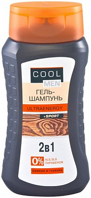 Гель-шампунь Cool men Ultraenergy + Sport 250 мл