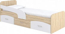 Ліжко дитяче Пєхотін Мілка 80x190 см дуб сонома 