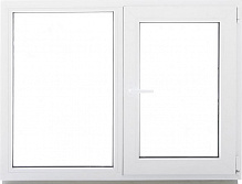 Окно поворотно-откидное ALMplast 60 1200x900 мм правое