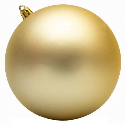 Шар новогодний Девилон 12 см, 891367 шампань