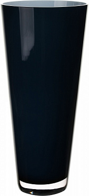 Ваза стеклянная синяя Маэстр d17 d38 см Wrzesniak Glassworks