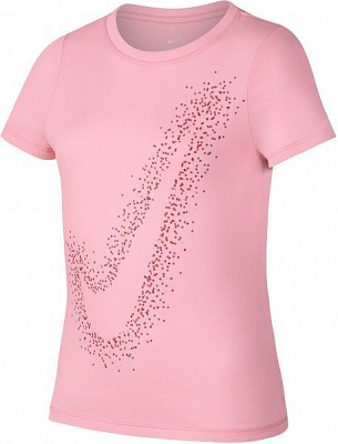 Футболка Nike G NK DRY TEE POLKA DOT BURST AH2107-654 L рожевий