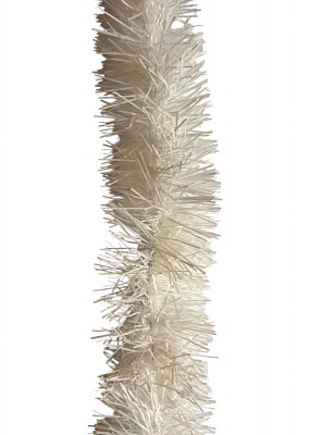 Дождик новогодний Long Dragon LD25-005 9 см 2 м белый