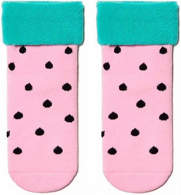Шкарпетки дитячі Conte-Kids CK SOF-TIKI (з відворотом) 6С-19СП р.16 світло-рожевий
