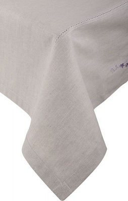 Скатертина «Лимон та лаванда» 658-16/00 140x180 см лляний Едельвіка