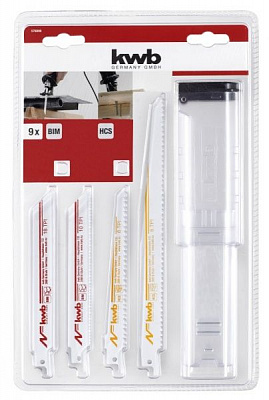 Набор пилочек для сабельной пилы KWB 8 шт. 576090