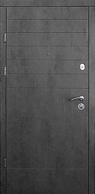 Дверь входная Булат Максимум 158 бетон темный 2050x950мм левая