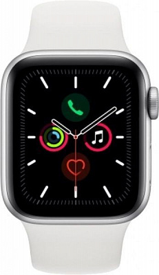 Смарт-годинник Apple Watch Series 5 GPS, 40mm Silver Aluminium Case wit (MWV62UL/A)