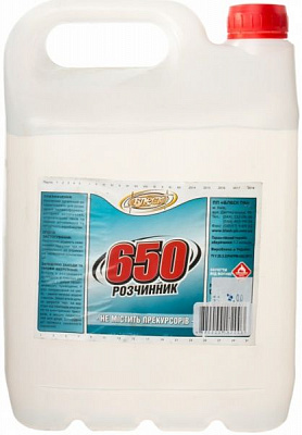 Растворитель 650 Блеск 5 л 4 кг
