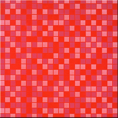 Плитка Карпатская керамика Квадро красная 300x300 мм