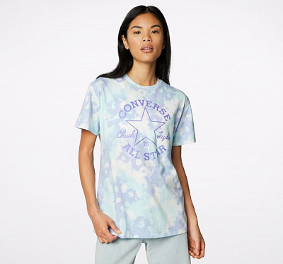 Футболка Converse All Over Print Relaxed Tee 10023208-A03 р.M блакитний