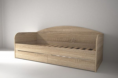 Кровать детская Ліон компанія ПП Л-5 90x200 см дуб сонома 