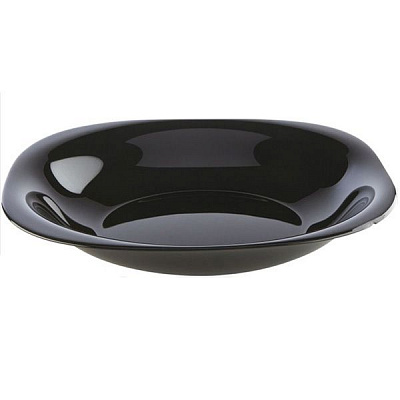 Тарелка глубокая Carine Black 21 см D2374 Luminarc