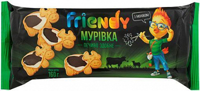 Печиво Деліція здобне Мурівка Friendy м/у 160 г