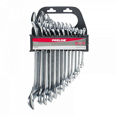 Набір ключів рожкових 8шт (6х7-20х22мм) CrV PROLINE 34408