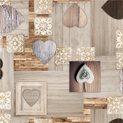 Скатерть флизелин ES0875-1 135x100 см мульти Даріана 