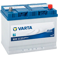 Аккумулятор автомобильный Varta E23 70А 12 B «+» справа