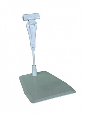 Ценникодержатель для гастрономии белый: подставка игла 100 мм держатель ценника 5 шт. 