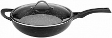 Сковорода wok Premium Granite InduСtion Line 32 см 89456 з кришкою Vinzer