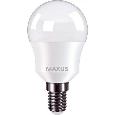 Лампа светодиодная Maxus 8 Вт G45 матовая E14 220 В 4100 К 1-LED-750 