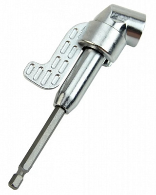 Перехідник адаптер кутовий для шуруповерта 1/4