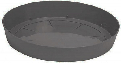 Поддон пластиковый Prosperplast Lofly круглый (70776-405) серый 